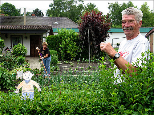 Flat Stanley and the Schrebergarten